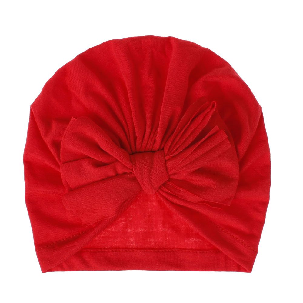 Baby Hat Girls Bows Turban Hats Infant Photography Props Cotton Kids Beanie Baby Cap Accessori XXA