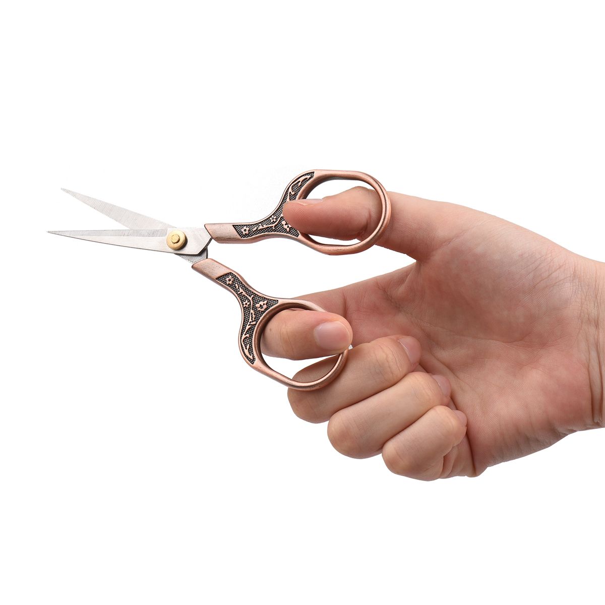 Salon Barber Stainless Steel Scissors Plum Blossom Sharp