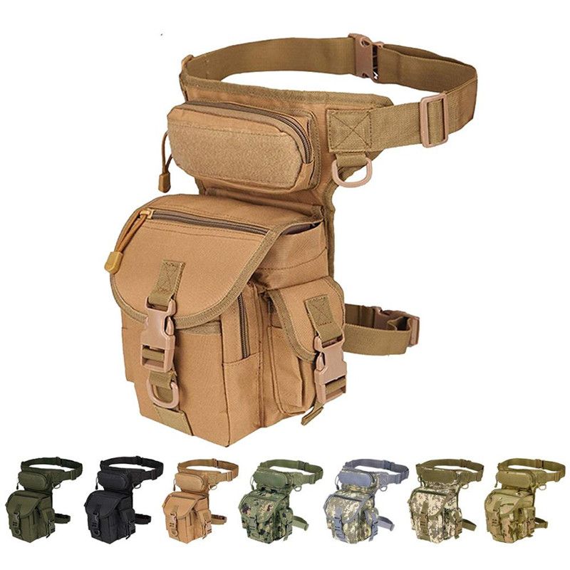 Military Tactical Drop Leg Bag Tool Fanny Thigh Hunting Bag
