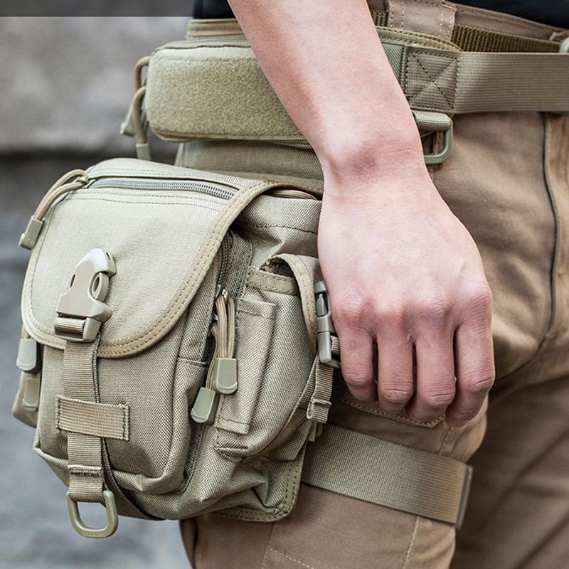 Military Tactical Drop Leg Bag Tool Fanny Thigh Hunting Bag