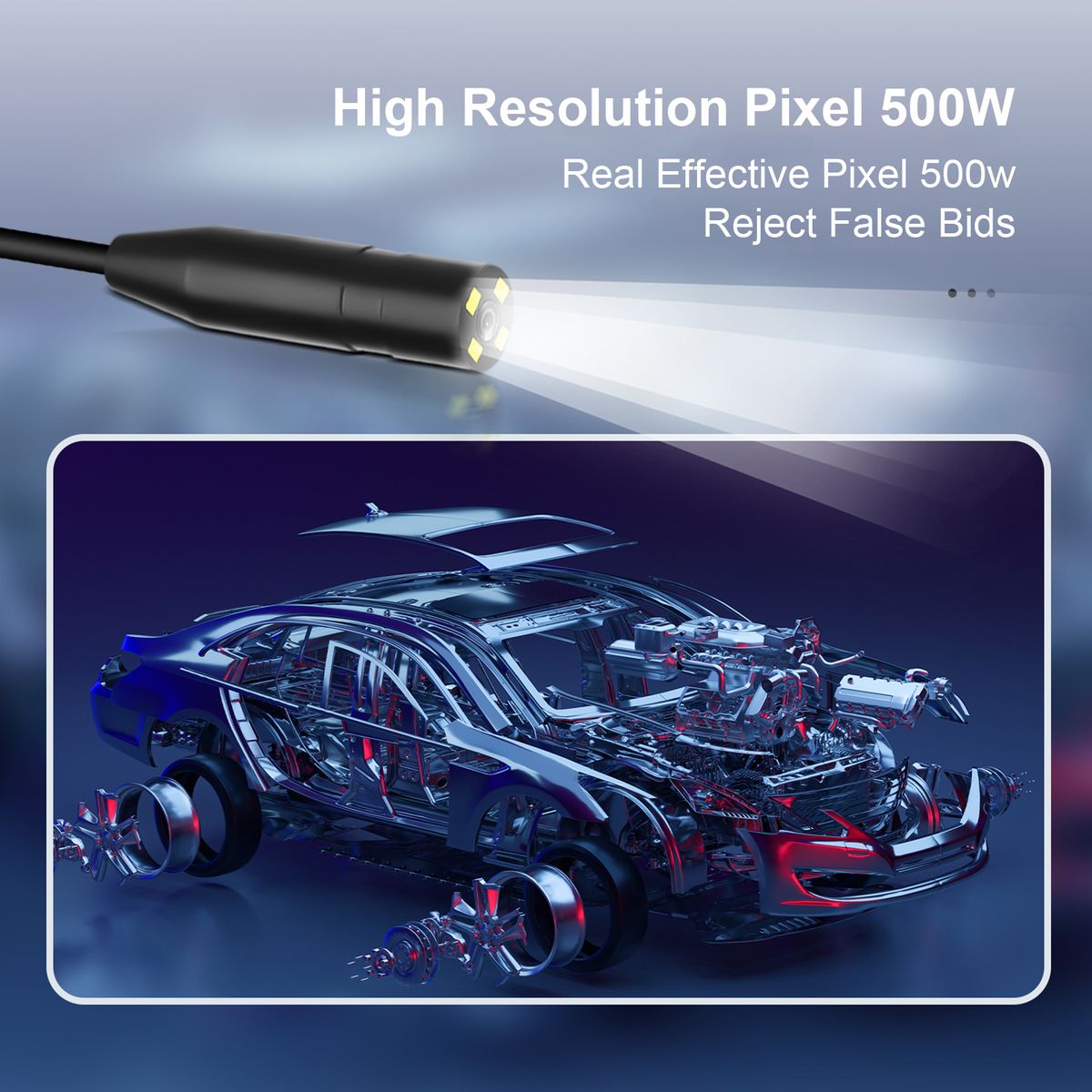 Industrial Endoscopy Borescope Inspection Camera Auto-focus