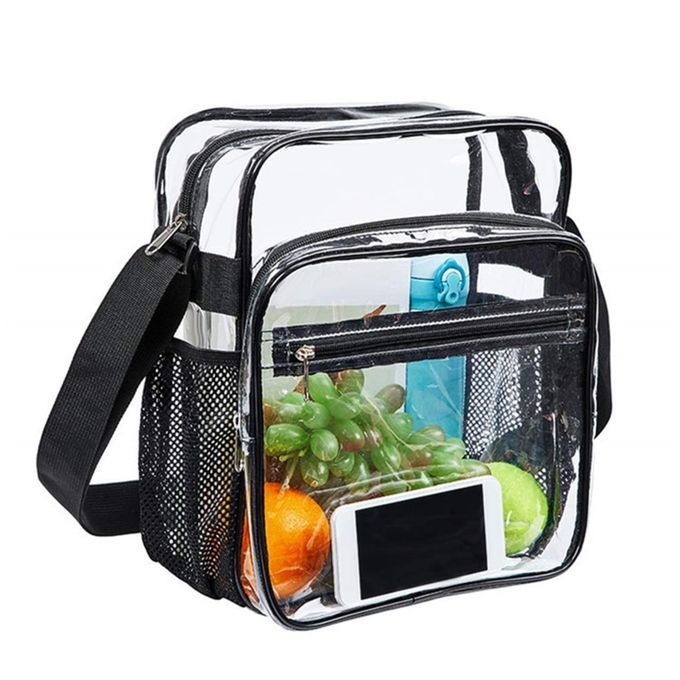 Simple Transparent Crossbody Bag Purse Bag Causal For Park Festivals