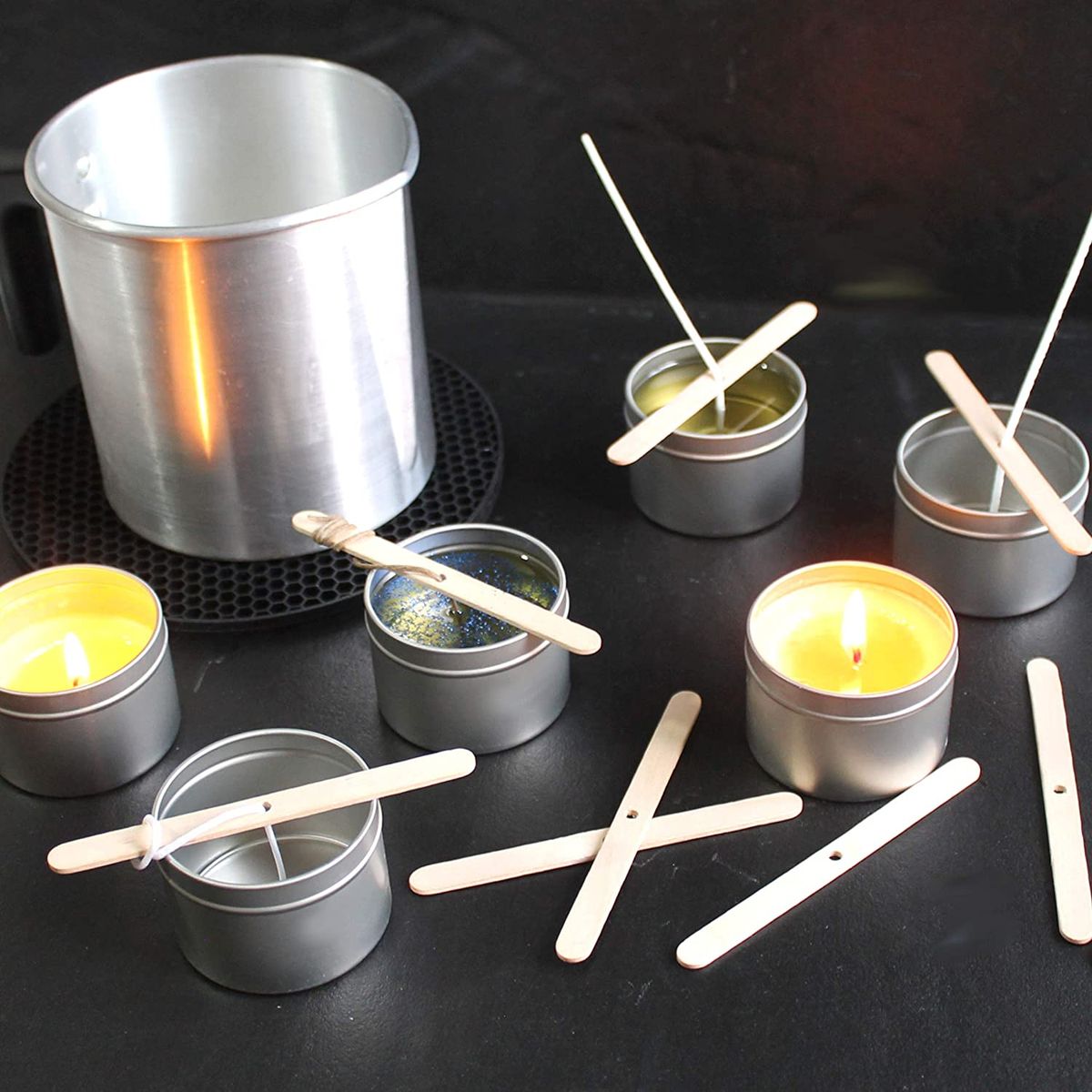Candle Making Kit,Wooden Candle Wick