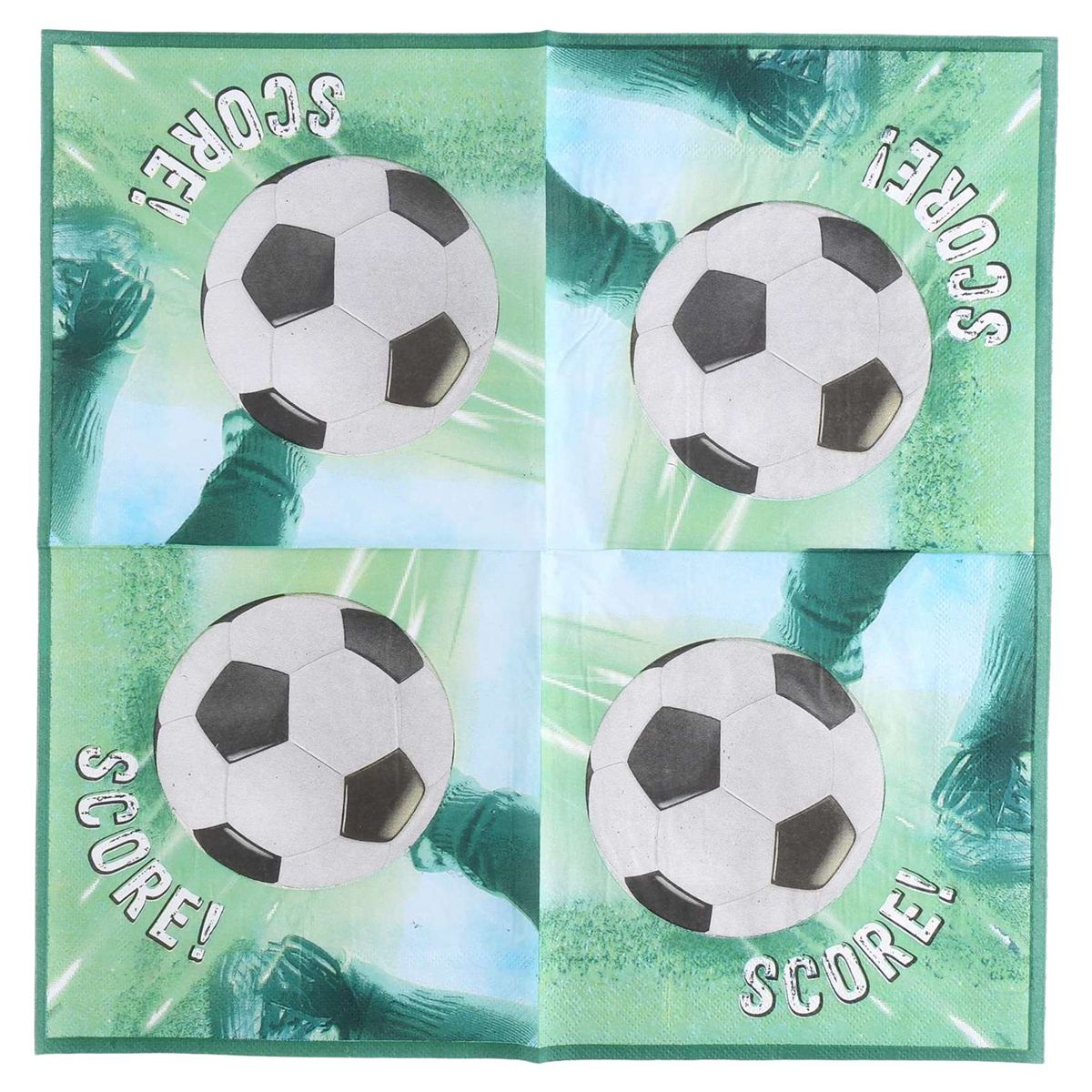 Football Party Paper Tray Children'S Birthday Party Set
