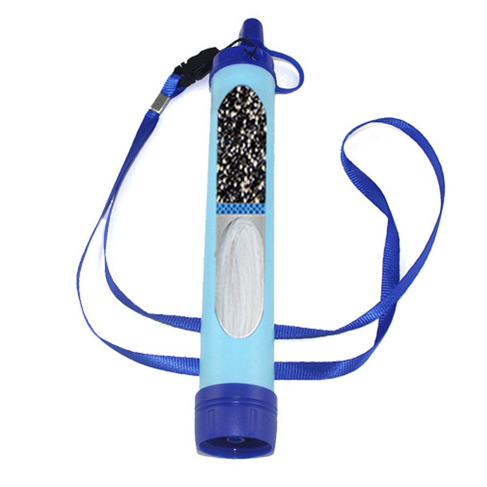 Outdoor Water Filter Straw Set Dual Filter Water Purifier