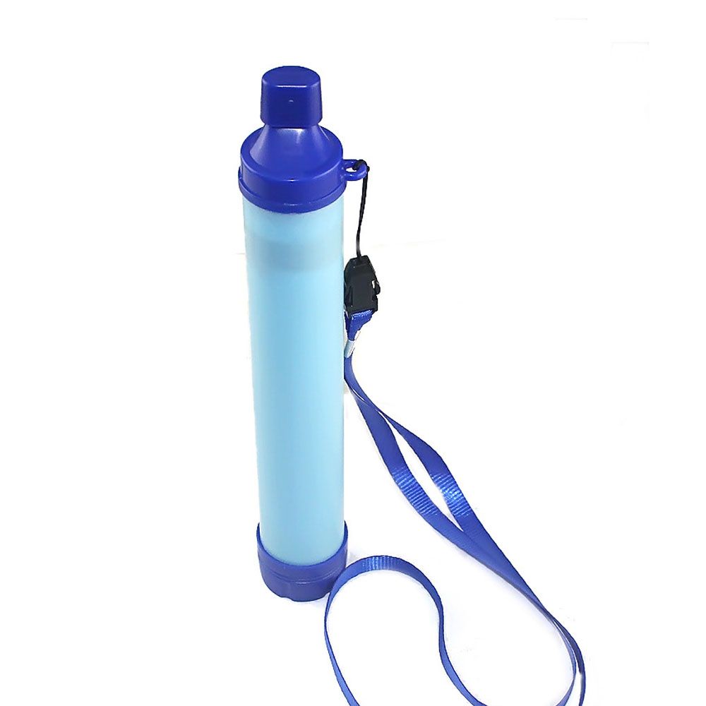 Outdoor Water Filter Straw Set Dual Filter Water Purifier