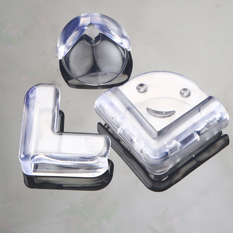 4Pcs Child Baby Silicone Safety Protector Table Corner Protection From Children Anticollision Edge Corners Guards Cover For Kids