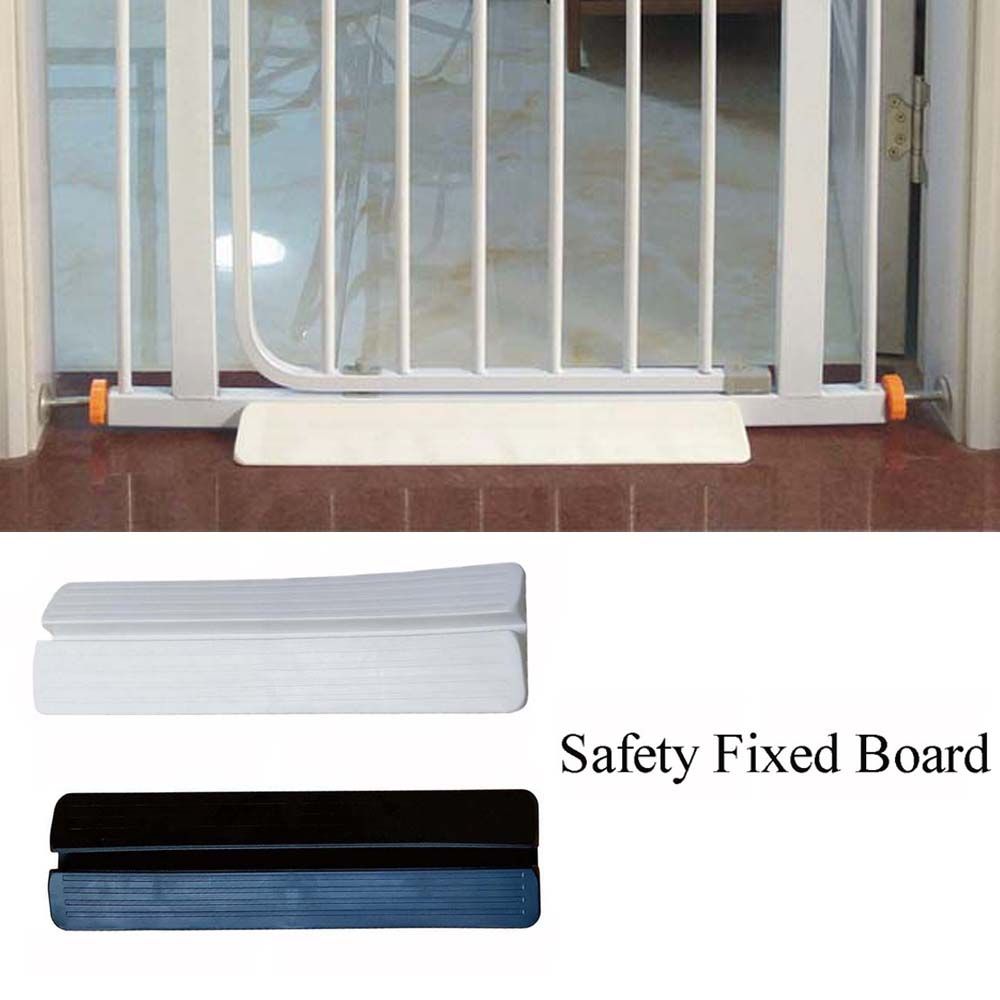 2pcs Baby Toddler Pet Gate Fence Fixing Stair Way Safety Lock Thru Door Guide Sheet Easy To Use Baby Safety Supplies