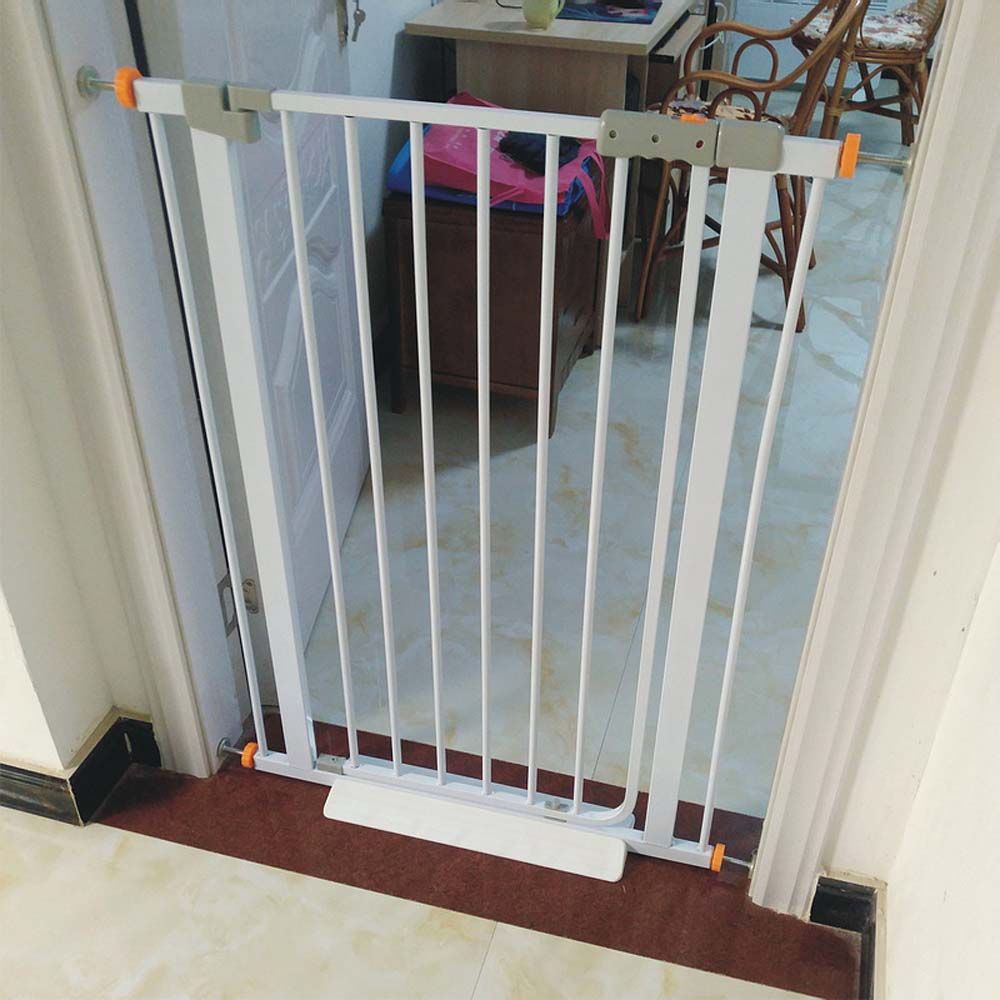 2pcs Baby Toddler Pet Gate Fence Fixing Stair Way Safety Lock Thru Door Guide Sheet Easy To Use Baby Safety Supplies
