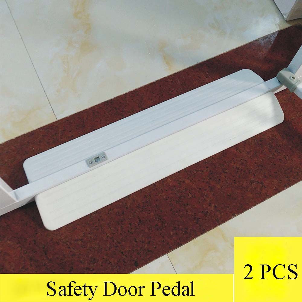 2pcs Baby Toddler Pet Gate Fence Fixing Stair Way Safety Lock Thru Door Guide Sheet Easy To Use Baby Safety Supplies