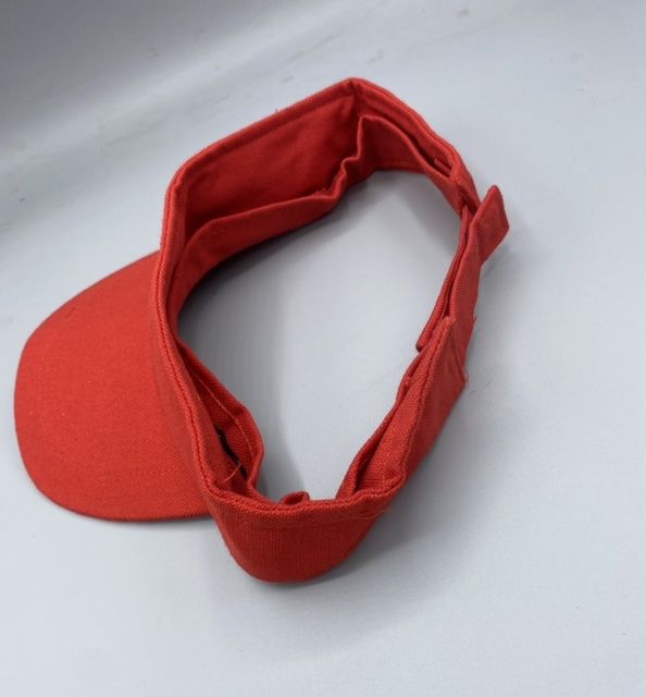 Stylish Unisex Red Visor Hat