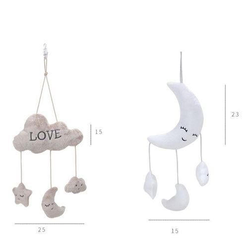 2 PCS Baby Crib Rattle Mobile Toy Bed Room Play