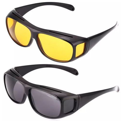 2 In 1 HD Vision Night Driving Eyeglasses, 2 Pcs