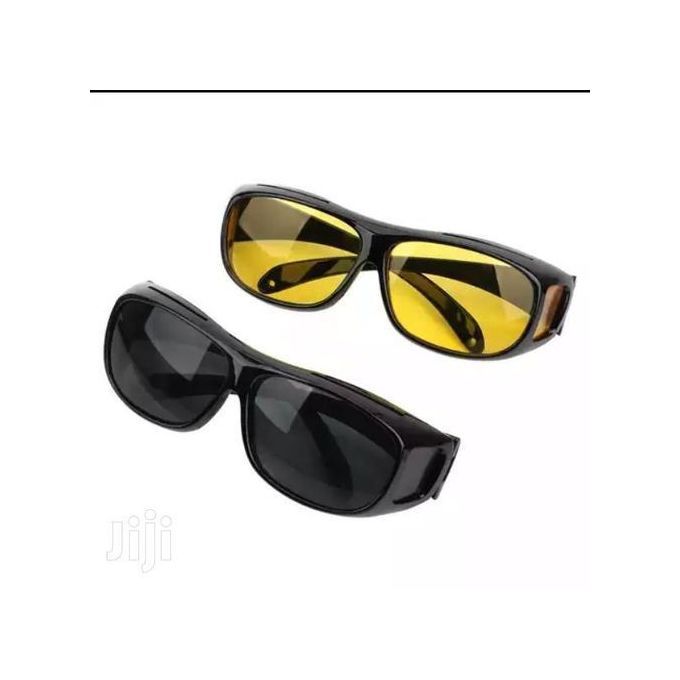 2 In 1 HD Vision Night Driving Eyeglasses, 2 Pcs