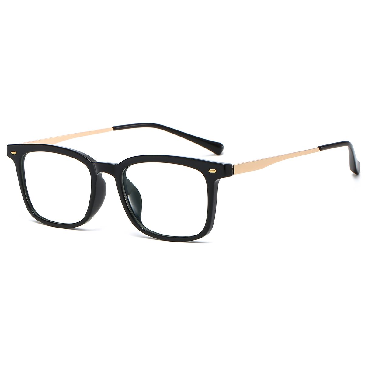 Rectangle Computer Glasses Transparent Thick Eyewear Frames