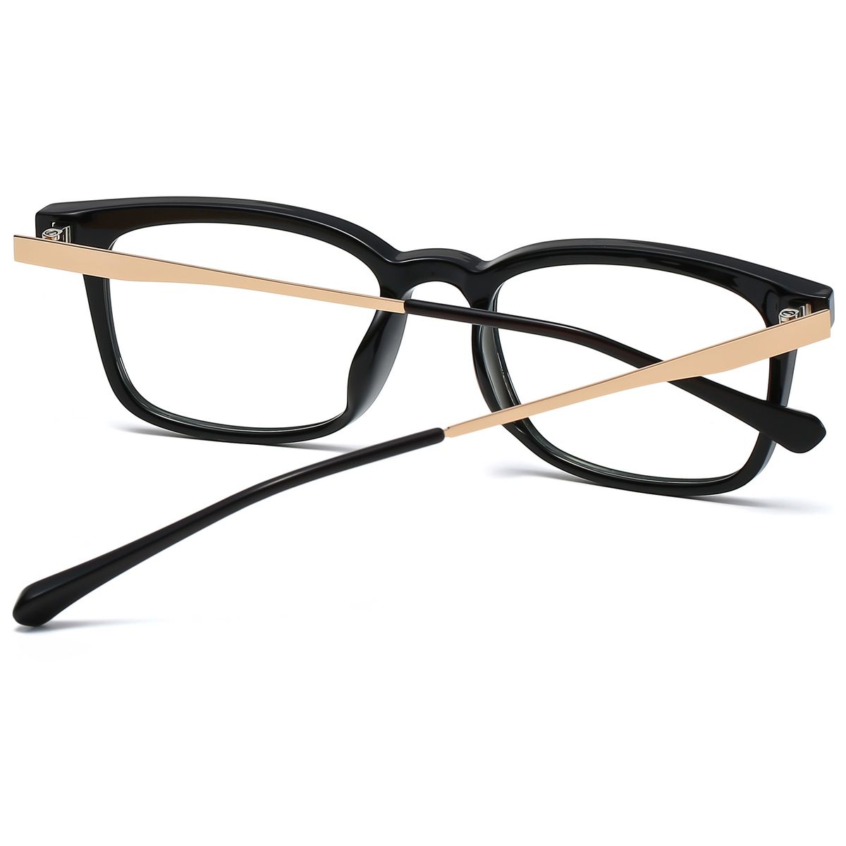 Rectangle Computer Glasses Transparent Thick Eyewear Frames