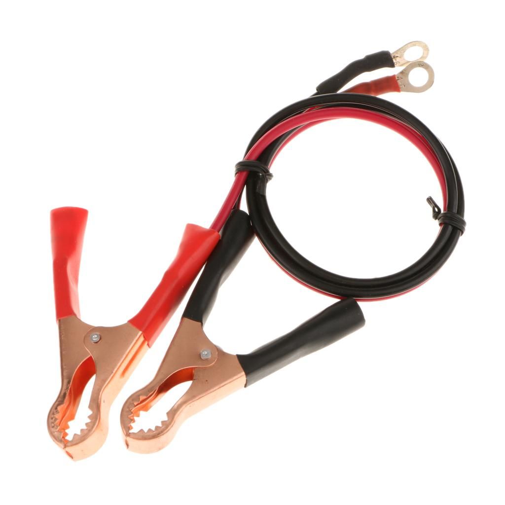 1 Pair Car 50AMP Battery Alligator Clips Clamp Cable For High Power