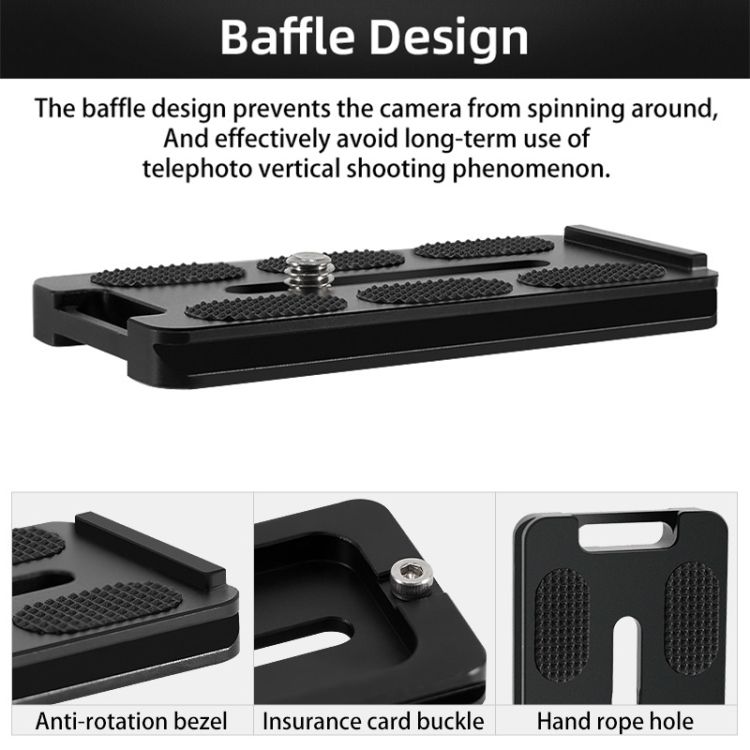 BEXIN PL-80 Anti-rotation Quick Release Plate
