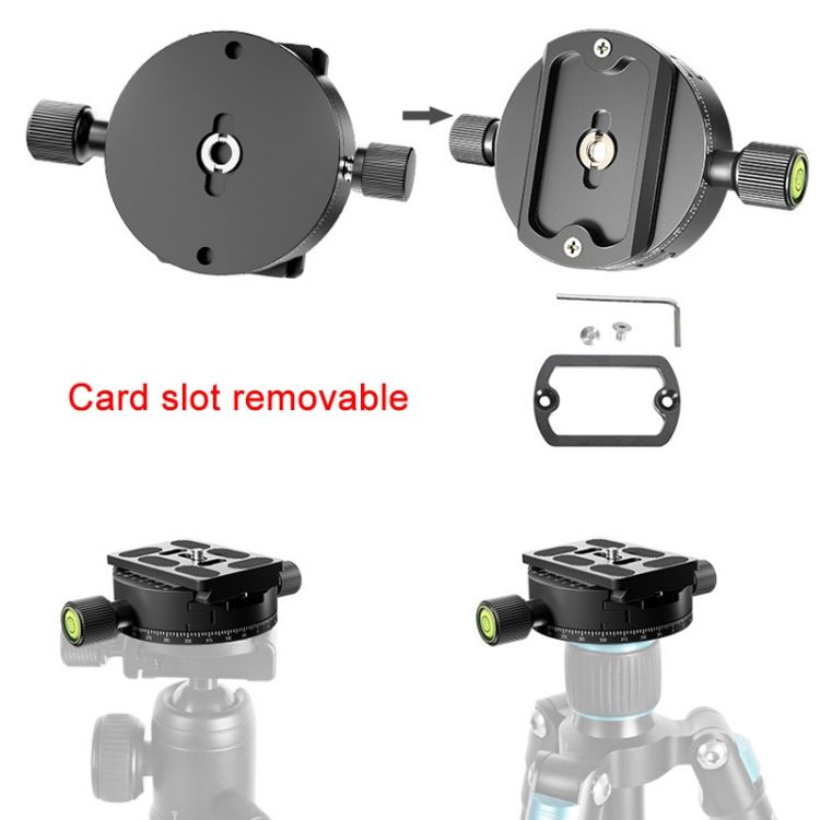 QJ-08 Panoramic Rotary Quick Release Plate Clamp