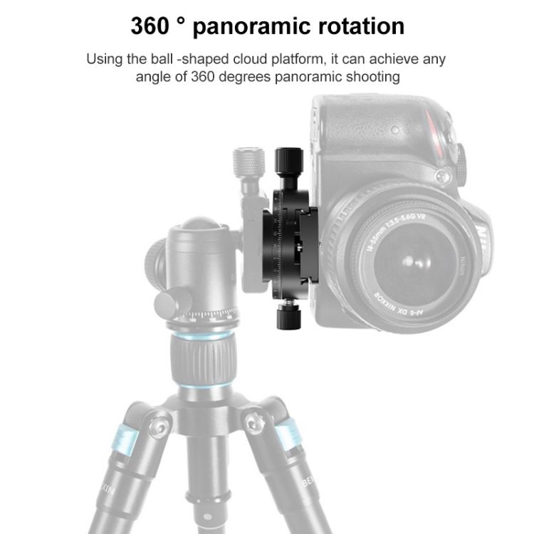 QJ-08 Panoramic Rotary Quick Release Plate Clamp