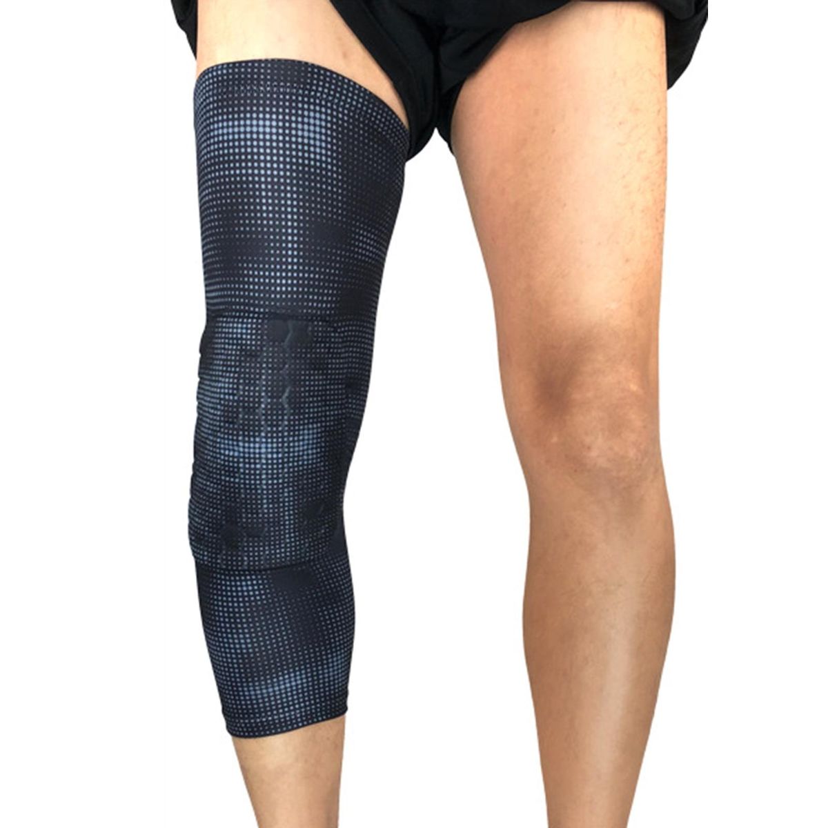 Knee Men Women Leg Support Grey