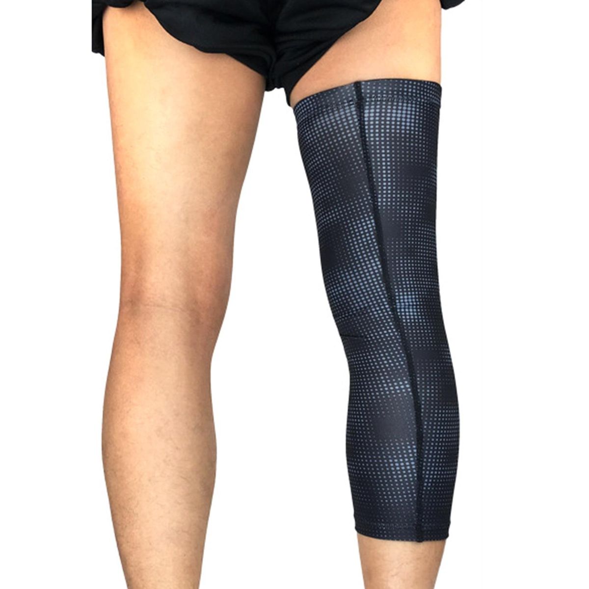 Knee Men Women Leg Support Grey
