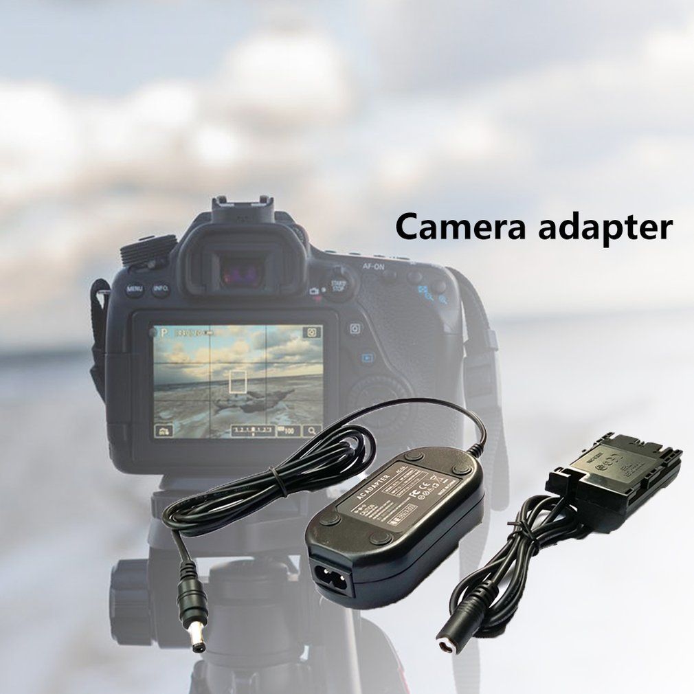 ACK-E6 Power Adapter For Canon 5D2 5D3 70D 60D 6D 7D2 7D Half Decoding