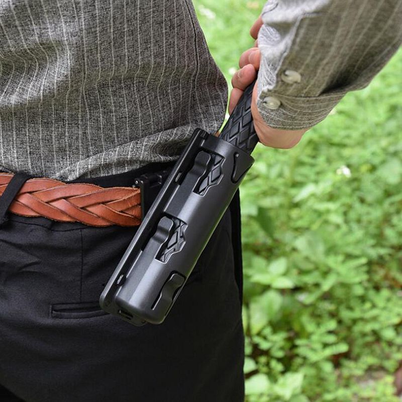 360 Degree Rotation Baton Case  Expandable  Stick Pouch Holder Defense Outdoor Hunting Accessories SAB