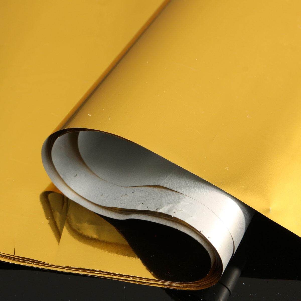 50 Sheets A4 8"x12" Gold Transfer Foil Paper Laser Printer Machine Hot Laminator