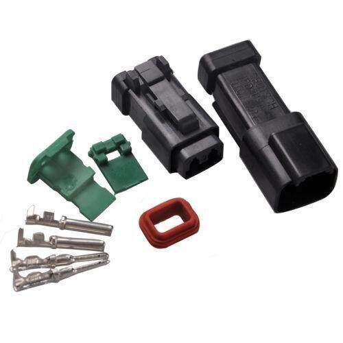 291669120252 10 Sets Black Deutsch DT Connectors Kit DT 2-Pin Connectors Kits Adapters Hot