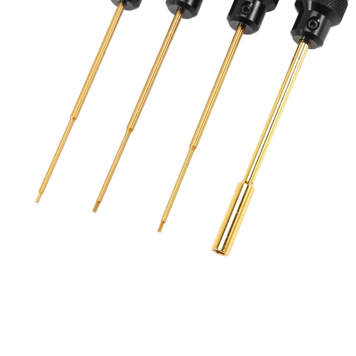 4PCS RC Tool Kit 1.27mm 1.3mm 1.5mm Hex Screwdrivers 4.0 Nut Driver Wrench for 1/12 1/16 1/18 1/24 Axial SCX24 RC Car