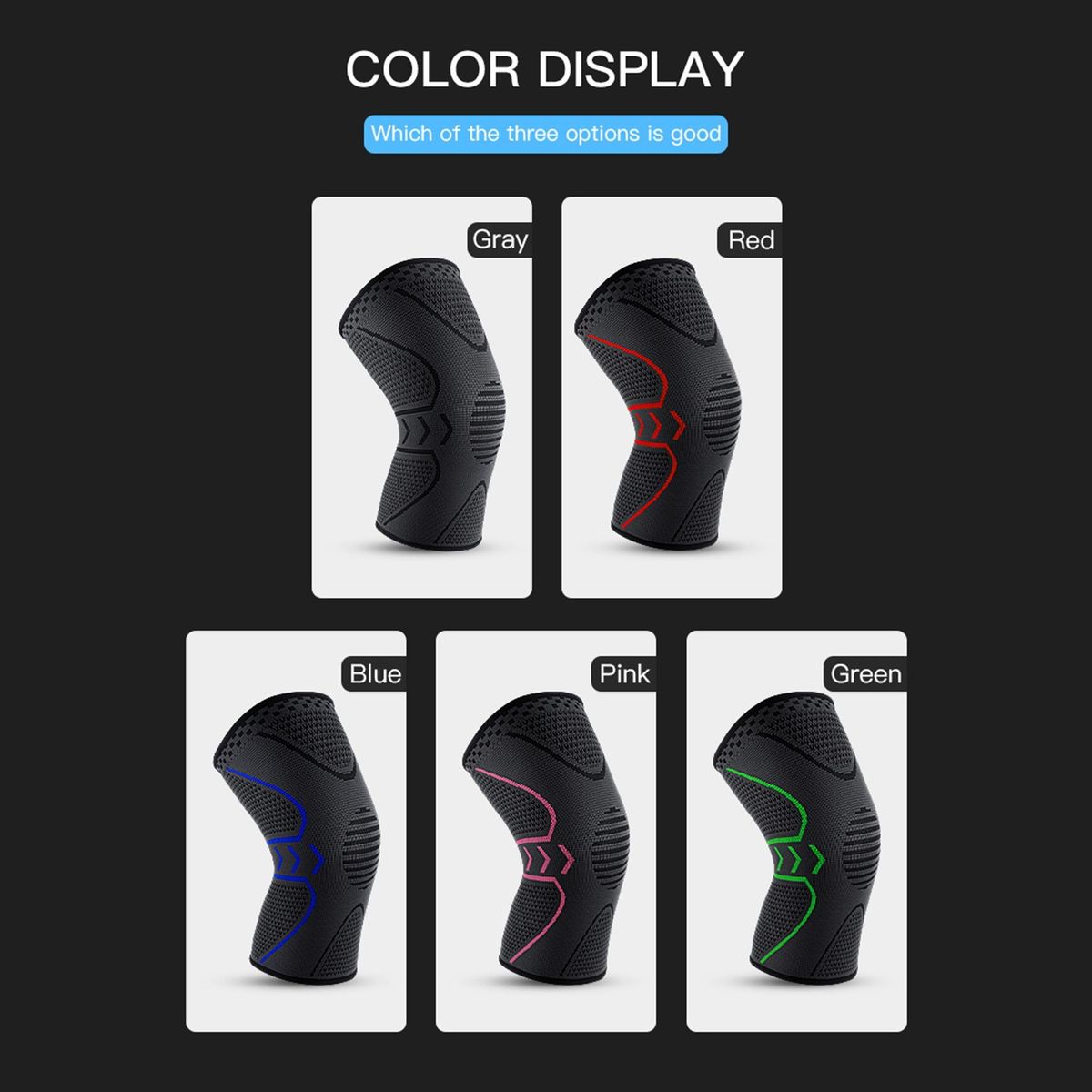 1PCS Kneepads Knee Support Protector With Silicone Design