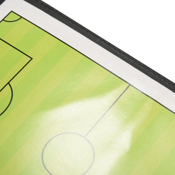 Portable Trainning Assisitant Equipments Football Soccer Tactical Board 2.5 Fold Leather Useful Green Teaching Board