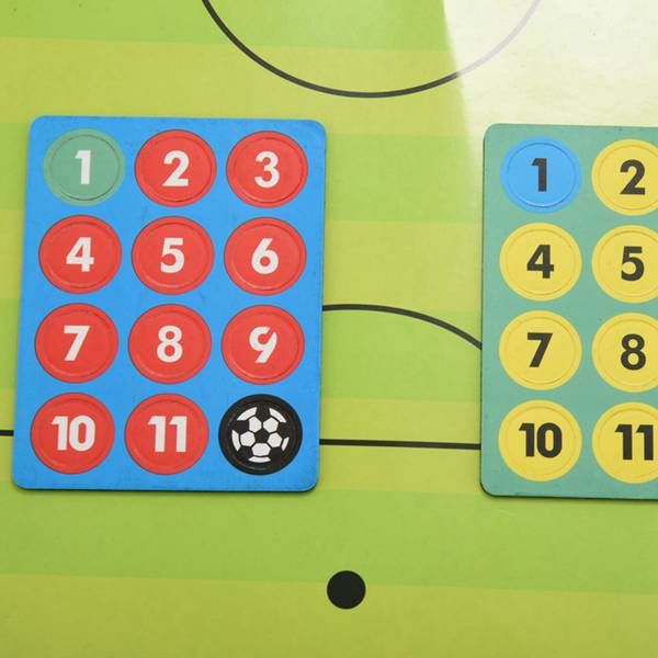 Portable Trainning Assisitant Equipments Football Soccer Tactical Board 2.5 Fold Leather Useful Green Teaching Board