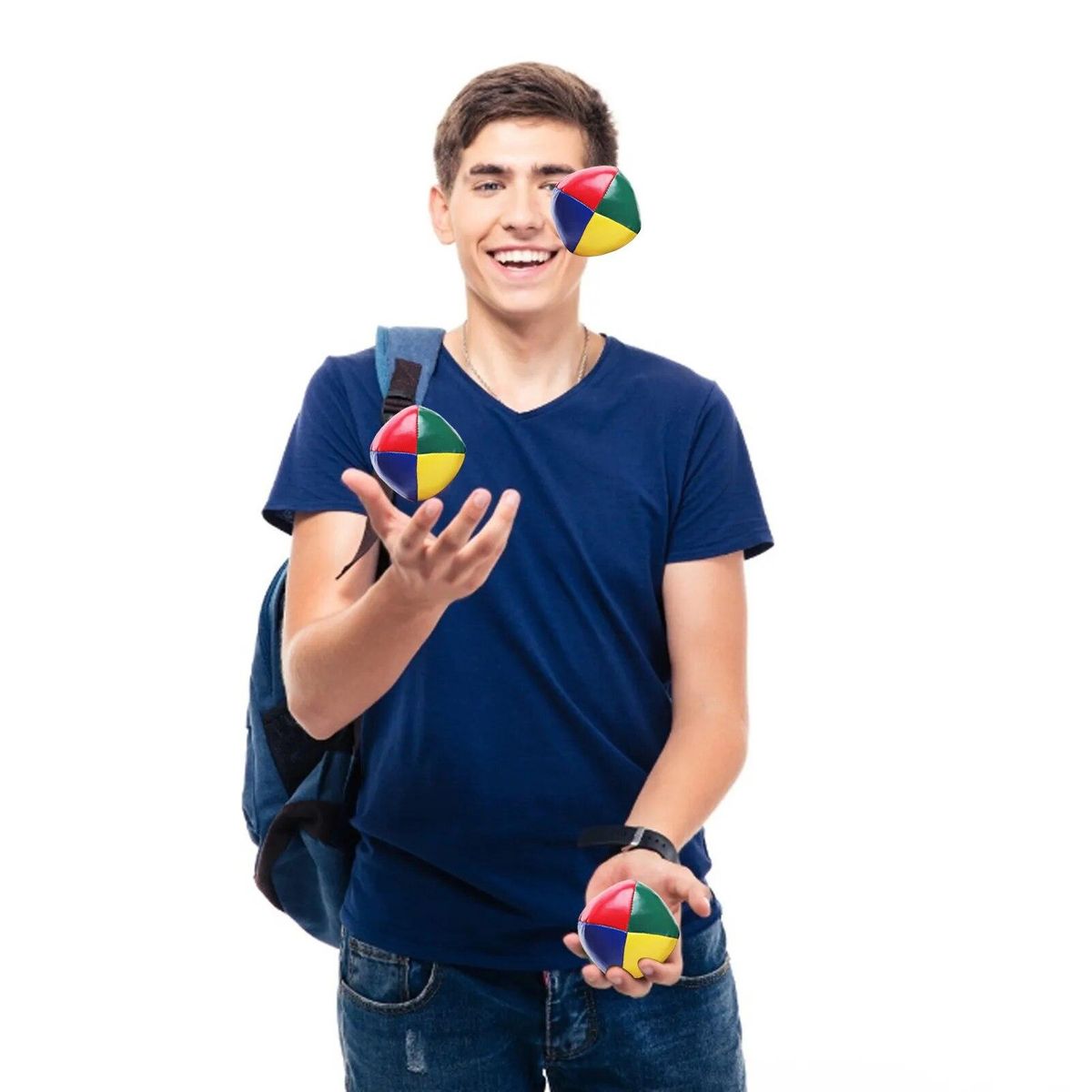 3/6PCS Smooth Durable Juggle Ball Juggling Balls Set For Beginners Learn To Juggle Beginner Kit Circus Children Kids Outdoor Toy