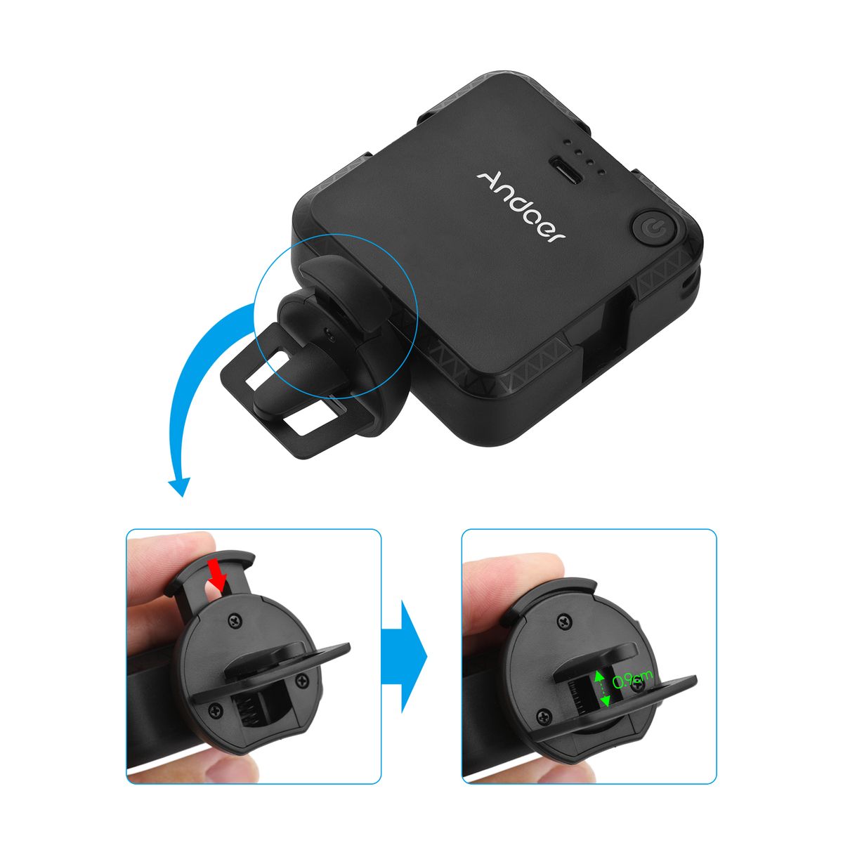 W36 Mini LED Video Light Portable Photography Light