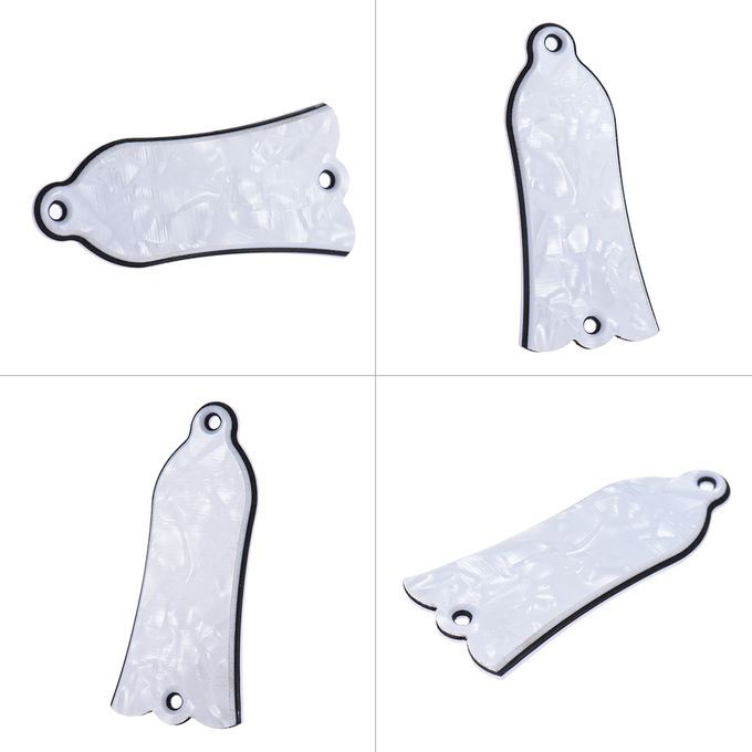 2 Holes Bell-shaped Truss Rod Cover Plate Scroll Plate