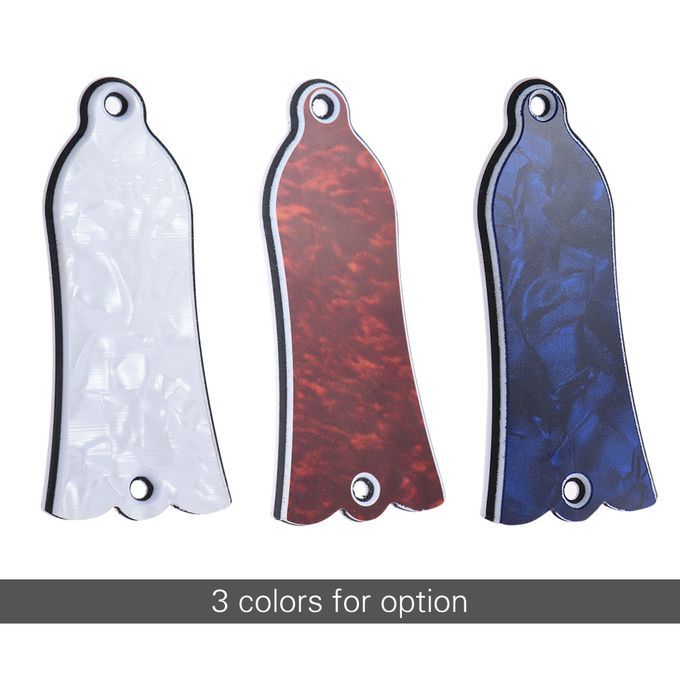 2 Holes Bell-shaped Truss Rod Cover Plate Scroll Plate