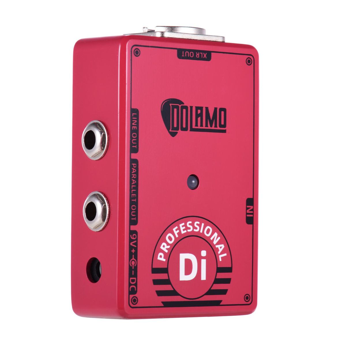 Dolamo D-7 Professional DI Box Guitar Effect Pedal with Ground Lift Switch XLR Out for Electric Guitar