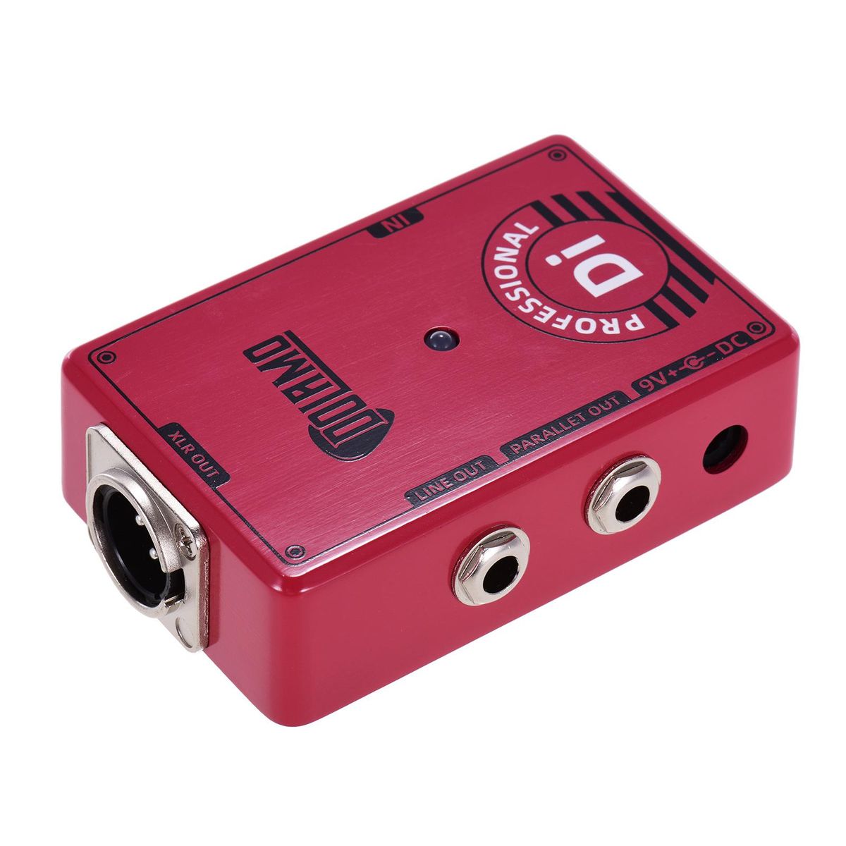 Dolamo D-7 Professional DI Box Guitar Effect Pedal with Ground Lift Switch XLR Out for Electric Guitar