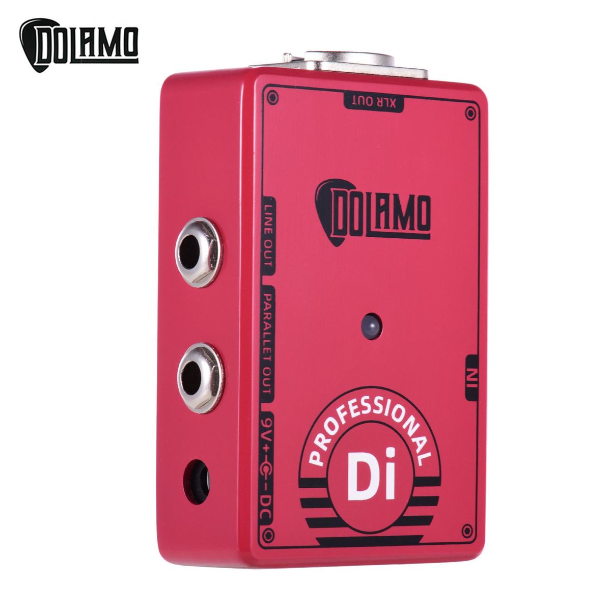 Dolamo D-7 Professional DI Box Guitar Effect Pedal with Ground Lift Switch XLR Out for Electric Guitar