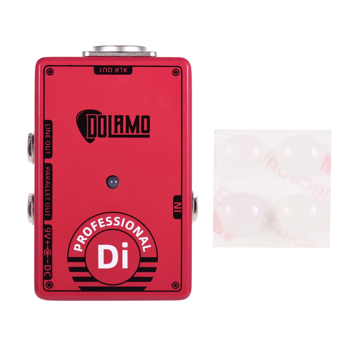 Dolamo D-7 Professional DI Box Guitar Effect Pedal with Ground Lift Switch XLR Out for Electric Guitar