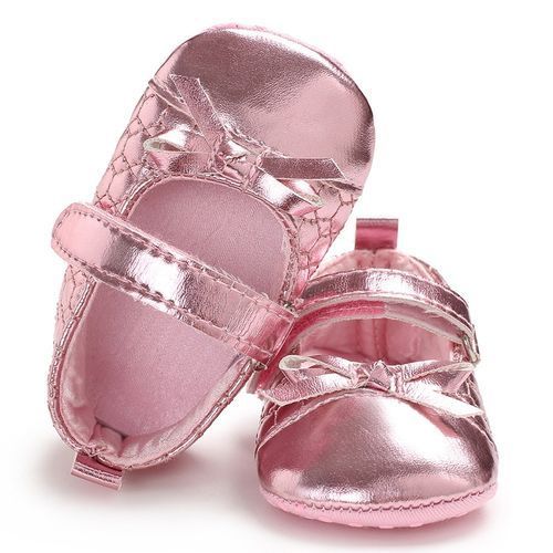 Infant Baby Girls Princess Soft Shoes Pre Walking Loop-Pink