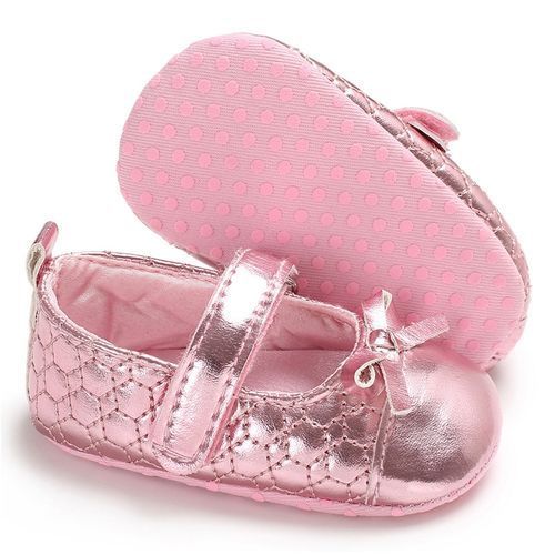 Infant Baby Girls Princess Soft Shoes Pre Walking Loop-Pink