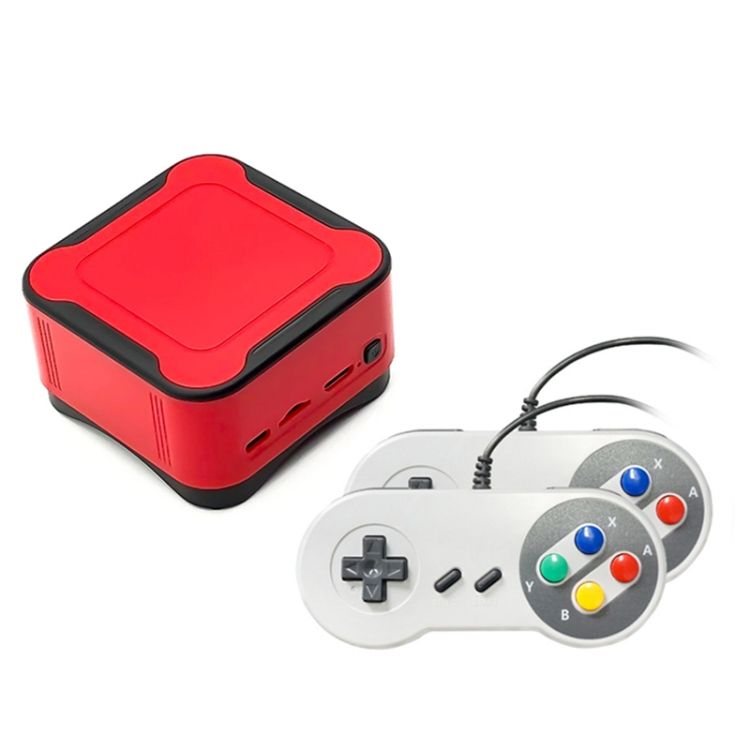 M12 Mini Cube TV Game Player With Gray Controllers 64G 64G Gray Controllers
