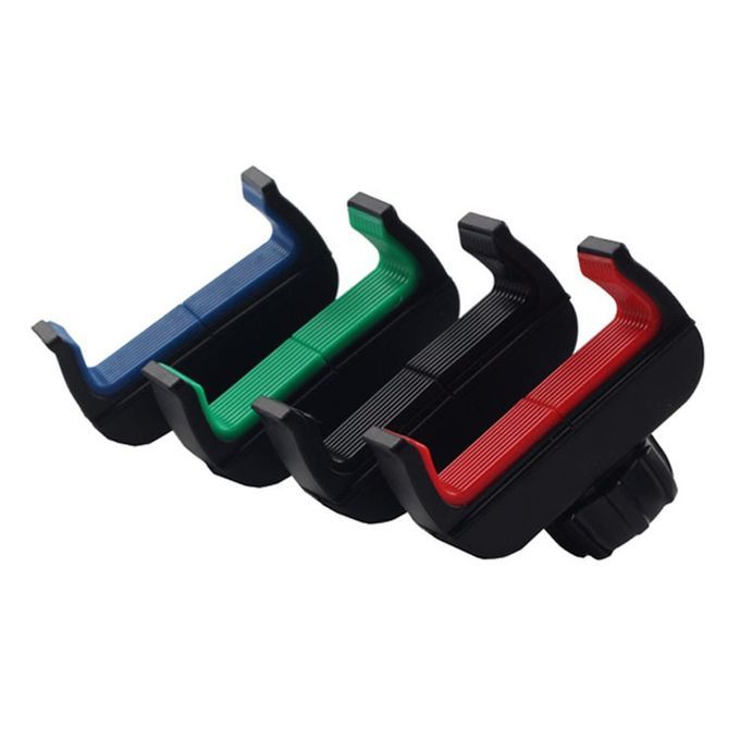 Anti-drop Phone Holder Handlebar Mount Mountain Bike Riding Bra Kets-Black Green