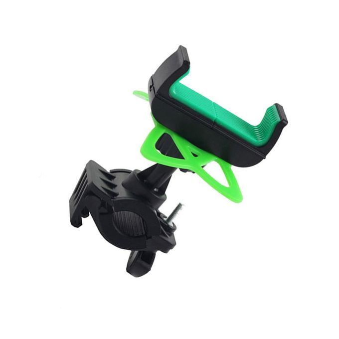 Anti-drop Phone Holder Handlebar Mount Mountain Bike Riding Bra Kets-Black Green