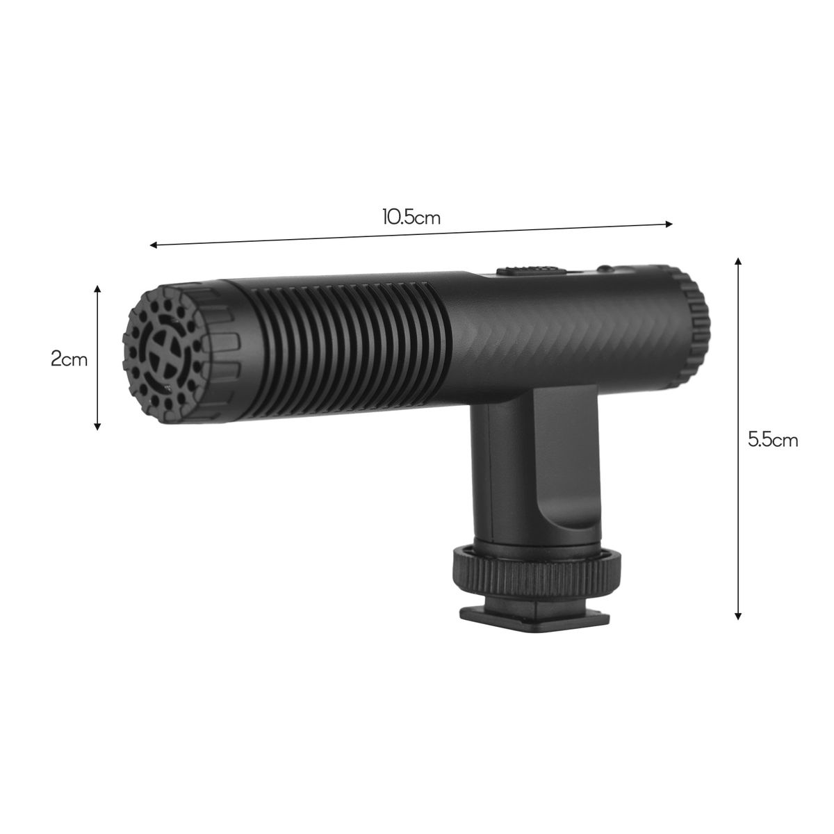Portable Stereo Microphone Video Recording Mic 3.5mm TRS