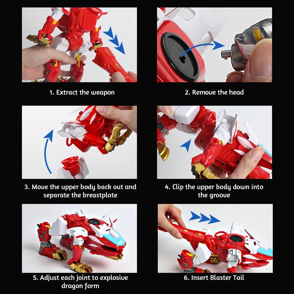 Mecha Robot Spinnings Top Toys For Kids Building Set