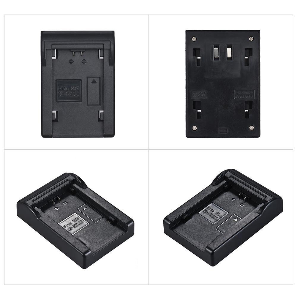2pcs NP-FZ100 Battery Plate for Neweer Dual/Four Channel Battery Charger Replacement for Sony A7III A9 A7RIII A7SIII
